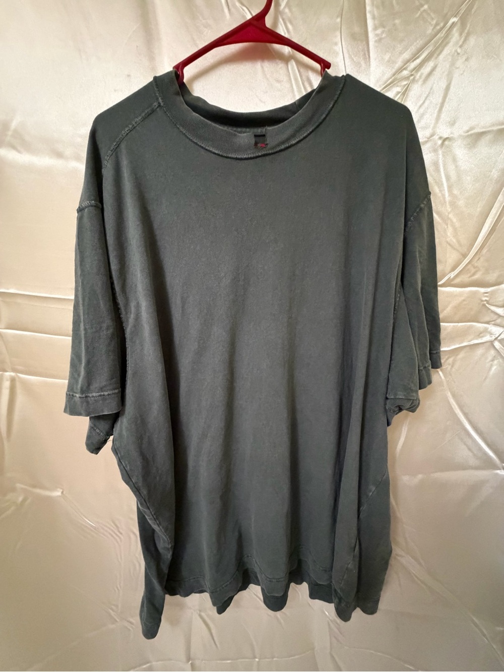 Abercrombie & Fitch Soft A&F Tee XXL Charcoal Gray Oversized Batwing T Shirt